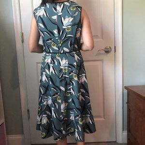 Ann Taylor Blue Floral Dress